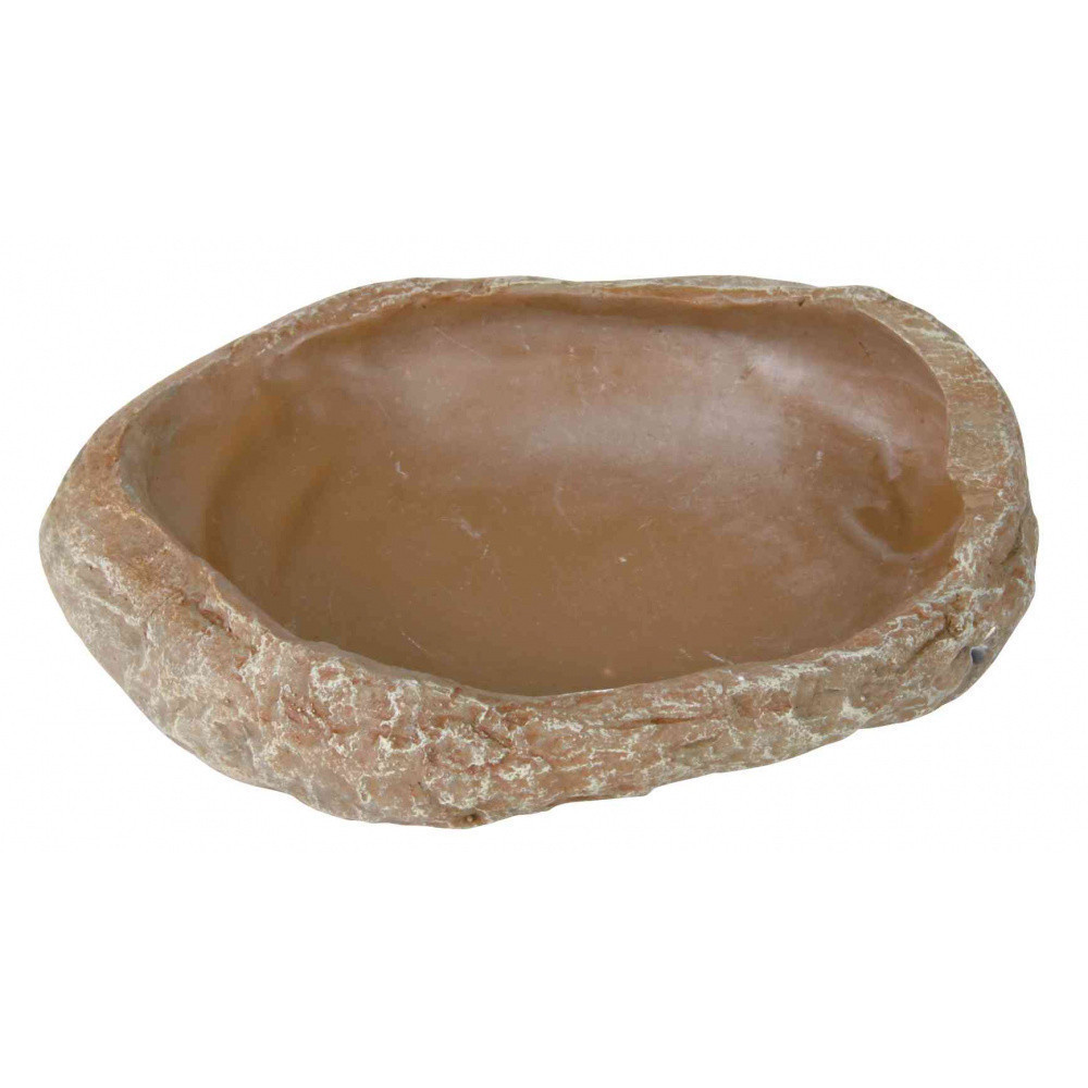 Trixie Reptile food and water bowl size 15 × 3.5 × 12 cm H 3.5 cm Bowl