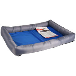 Flamingo Pet Products Refreshing cushion FRESK. size M. 60 x 50 x 8.5 cm. blue/grey. for dog. Cooling mat