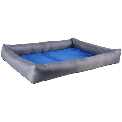 Flamingo Refreshing cushion FRESK. size L. 70 x 50 x 8.5 cm. blue/grey. for dog. Cooling mat