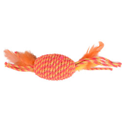 rouleau BIBI orange 29 cm. Jouet pour chat . FL-560912 Flamingo