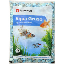 Flamingo Pet Products Gruzo green gravel 900 gr. for aquarium. Decoration and other
