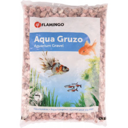 Flamingo Pet Products Pink Gruzo gravel 900 gr. for aquarium. Decoration and other