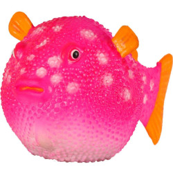 FL-410101 Flamingo Globo de peces fluorescentes. Decoración de acuario. 8 cm x 4,5 cm. de color aleatorio. Decoración y otros