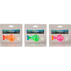 Fluorescerende vissenbol. aquariumdecoratie. 8 cm x 4,5 cm. willekeurige kleur. Flamingo FL-410101 Decoratie en andere