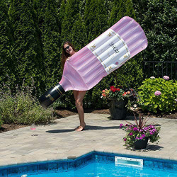 Colchão de piscina, o cor-de-rosa, a água. FUN-900-0016 Colchões
