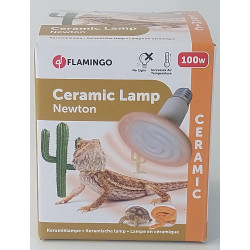 Flamingo Lampada in ceramica HELIOS - 100 W. per terrario. FL-101901 Apparecchiature di riscaldamento