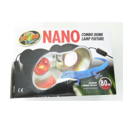support de lampe double nano LF-36E combo dome 80 w max total pour terrarium ZO-387051 Zoo Med