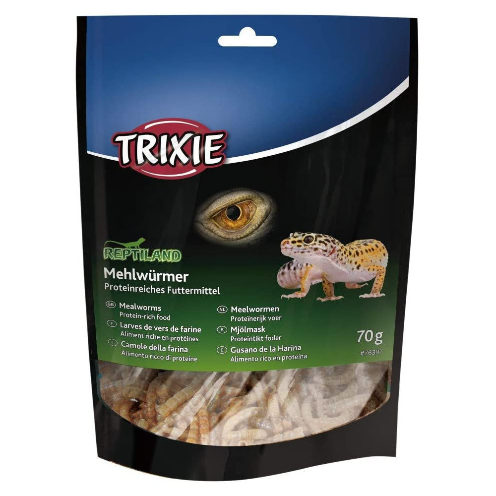 TR-76391 Trixie Larvas de gusano de la harina seca 70 GR Alimentos