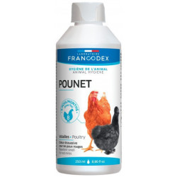 Francodex Product against red lice, pounet bottle of 250 ml for poultry Treatment