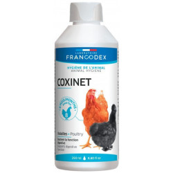Voedingssupplement coxinet, fles van 250 ml voor pluimvee Francodex FR-174217 Complément alimentaire