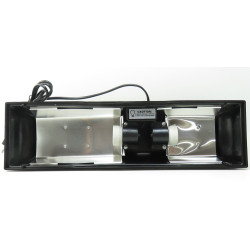 suporte duplo naturalista para lâmpadas de terrário 2x60 w max LF-55E ZO-387108 iluminação