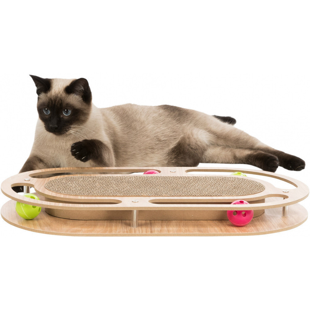Trixie games Scratch plate wooden frame for cats Scratchers and scratching posts