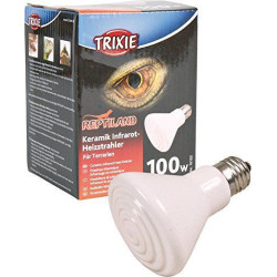 Trixie Emetteur céramique de chauffage infrarouge 100 W pour reptiles Matériel chauffant