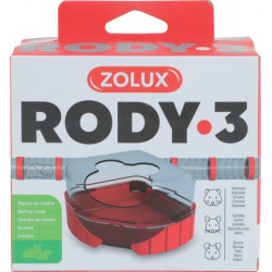 ZO-206039 zolux 1 aseo para roedores pequeños. Rody3 . color rojo. tamaño 14,3 cm x 10,5 cm x 7 cm . para roedores. Cajas de ...