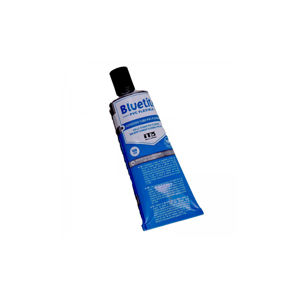 IT3SA Blauer Klebstoff BLUETITE 125 ml Tube - speziell für Weich-PVC. BLUETUBE Ersatzteile S.A.V