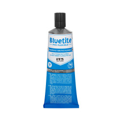 Tube BLUETITE blauwe lijm 125 ml - speciaal voor soepele PVC. IT3SA BLUETUBE Service voor reserveonderdelen