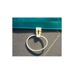 Joubert Clamp for pool cover, beige colour tarpaulin accessory