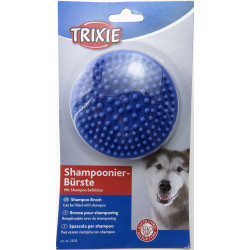 Trixie Brosse à shampoing pour chien Accessoires pour le bain et la douche