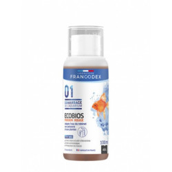 Francodex eCOBIOS acquario acquario balsamo pesci rossi , bottiglia da 100 ML FR-173610 Analisi, trattamento dell'acqua