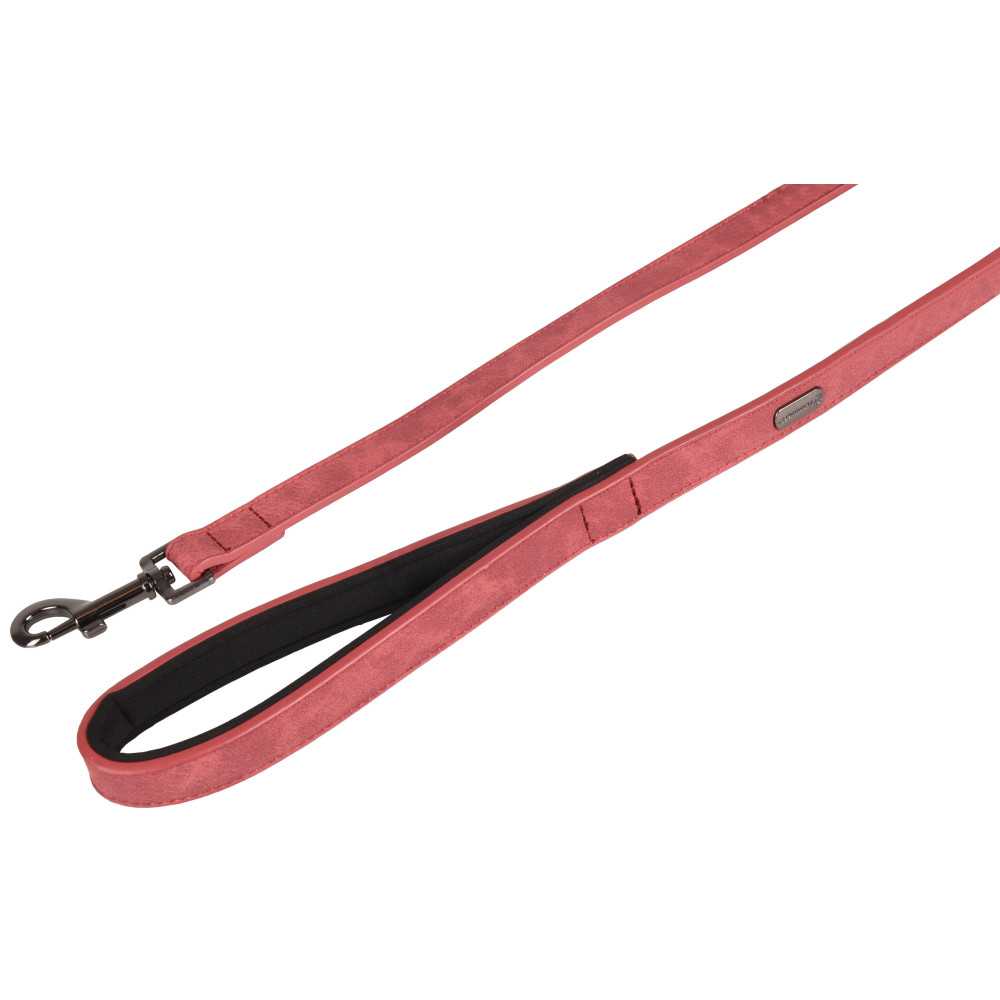 Flamingo 1 Meter X 15 mm DELU leash, red color, for dog. dog leash