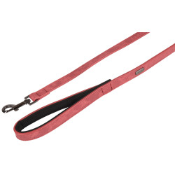 Flamingo 1 meter X 25 mm wide DELU leash, red color, for dogs. dog leash