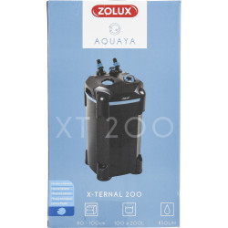 X-ternal 200 pompvermogen 9,3 w debiet 850l/h max 200l zolux ZO-326533 aquariumpomp