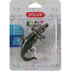 zolux Décoration crocodile magnétique compose de 2 parties pour aquariums Décoration et autre