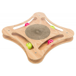 Trixie Scratch plate with wooden frame for cats Scratchers and scratching posts