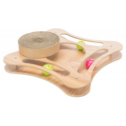 Trixie Scratch plate with wooden frame for cats Scratchers and scratching posts