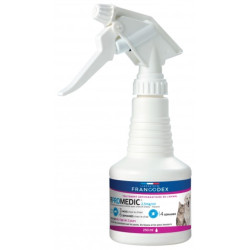 FR-170362 Francodex Aerosol de plagas. Fipromédico 250 ml . para gatos y perros. Spray de control de plagas