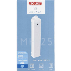 zolux Riscaldatore preregolato per acquari da 10 a 25 L potenza 23 W bianco ZO-336142 Riscaldamento dell'acquario