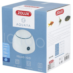 Pompe à air igloo 100 blanc puissance 1.8 W débit max 96 L/H. pour aquarium. ZO-320750 zolux