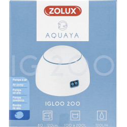 ZO-320752 zolux Bomba de aire iglú 200 blanco potencia 2.0 W flujo máximo 120 L/H. para el acuario. Bombas de aire