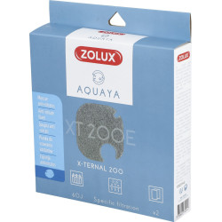 Filter voor x-ternal 200 pomp, filter XT 200 E anti-nitraatschuim x2. voor aquarium. zolux ZO-330244 Filtermedia, toebehoren