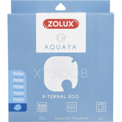 Filtre pour pompe x-ternal 300, filtre XT 300 B perlon x 2. pour aquarium. ZO-330246 zolux