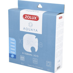 Filter voor pomp x-ternal 300, filter XT 300 B perlon x 2. voor aquarium. zolux ZO-330246 Filtermedia, toebehoren