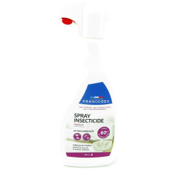 Francodex Spray insecticide habitat flacon 500 ml traitement antiparasitaire de l'environnement Antiparasitaire pour l'habitat
