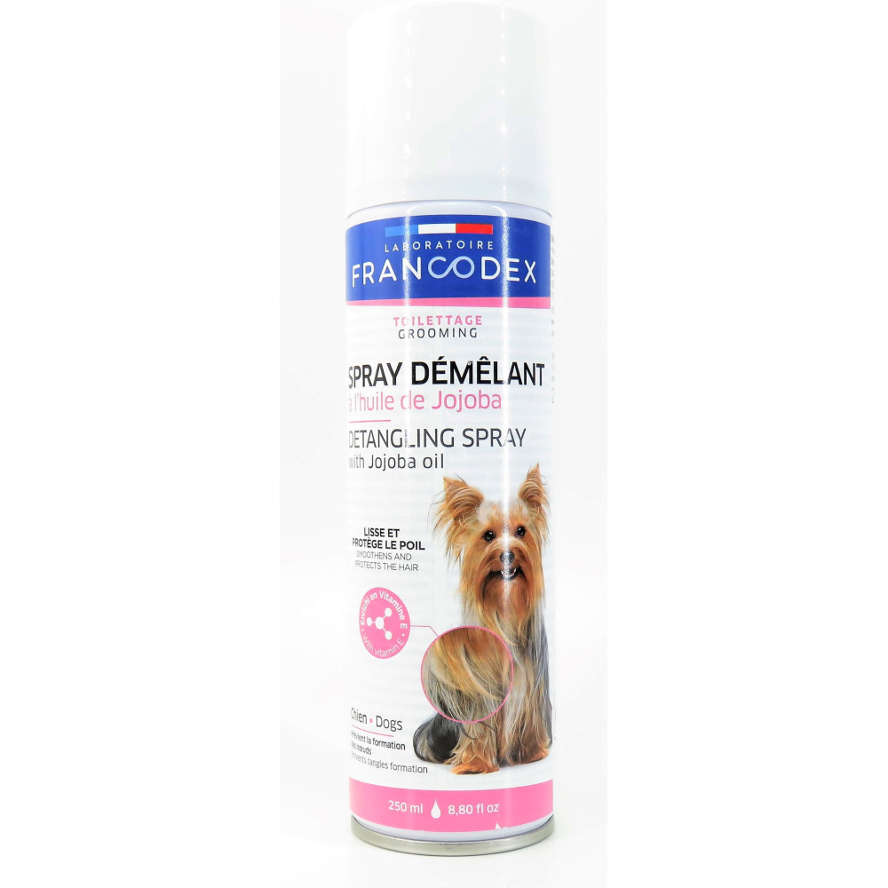 Francodex Jojoba Oil Detangling Spray for Dogs. 250 ml. Shampoo