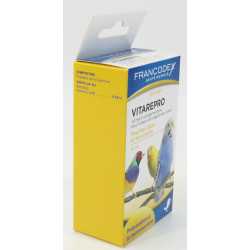 Vitarepro 15 ml . Aliment complémentaire pour oiseaux de cage et de volière. FR-174045 Francodex