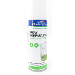 FR-174043 Francodex Spray antiparasitario para jaulas de pájaros ornamentales 150 ml Antiparasitaire oiseaux
