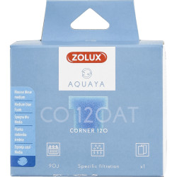 Filter voor hoekpomp 120, CO 120 AT filter blauwschuim medium x1. voor aquarium. zolux ZO-330227 Filtermedia, toebehoren