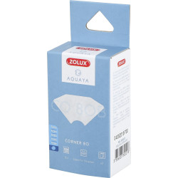zolux Filtro per pompa angolo 80, filtro CO 80 B perlon x 2. per acquario. ZO-330221 Supporti filtranti, accessori
