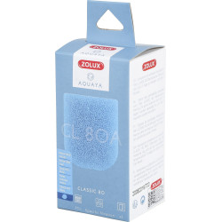 zolux Filtro per pompa classica 80, filtro CL 80 A schiuma blu media x2. per acquario. ZO-330207 Supporti filtranti, accessori