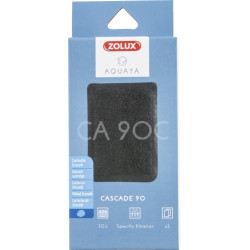 zolux Filter for cascade pump 90, CA 90 C filter zeocarb cartridge x 2. for aquarium. Filter media, accessories