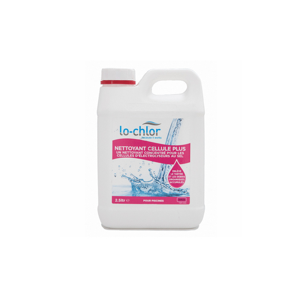 lo-chlor Pool electrolyser cell cleaner 2.5 litres Treatment product