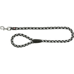Cavo Reflect Black leash. Maat L-XL. 1 meter ø 18 mm. voor hond Trixie TR-135701 hondenriem