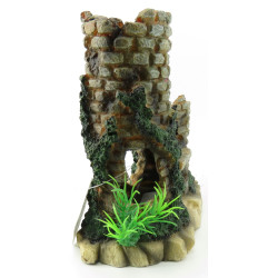 Torres de pedra em ruínas. 16 x 9 x 16 cm. decoração de aquário. FL-410195 Ruine