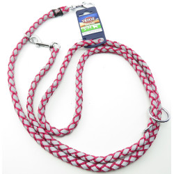 Trixie Adjustable leash Cavo Reflect Fushia. Size S-M. 2 meters ø12mm. for dog dog leash