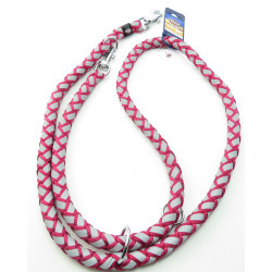Trixie Adjustable leash Cavo Reflect Fushia. Size L-XL. 2 meters ø18mm. for dog dog leash