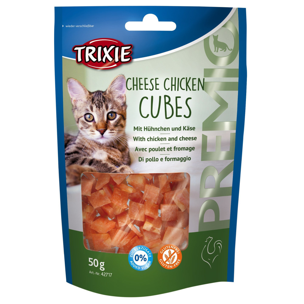TR-42717 Trixie Delicias de pollo y queso para gatos 50 gr Golosinas para gatos